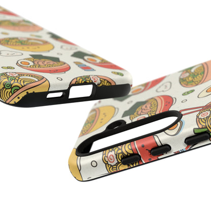 Kawaii Ramen Phone Case – Cute Japanese Food Pattern | Noodle Bowl Aesthetic Case