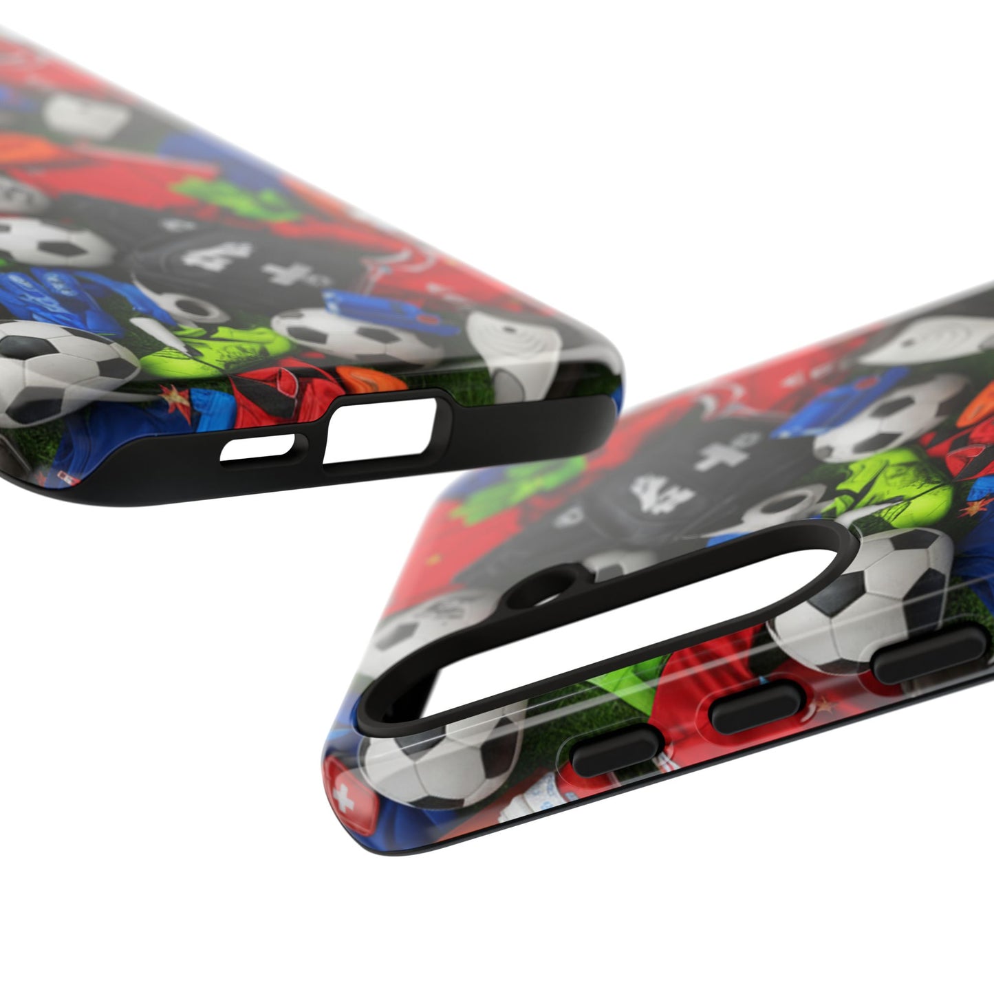 Soccer Ball Pattern Phone Case – Sports Fan Tough Protective Game Day Case