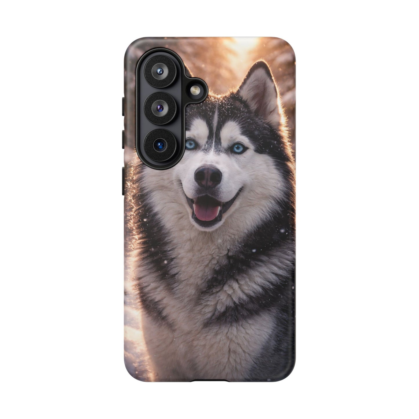 Siberian Husky Tough Phone Case | Blue Eyes Dog Cover Protective iPhone Case