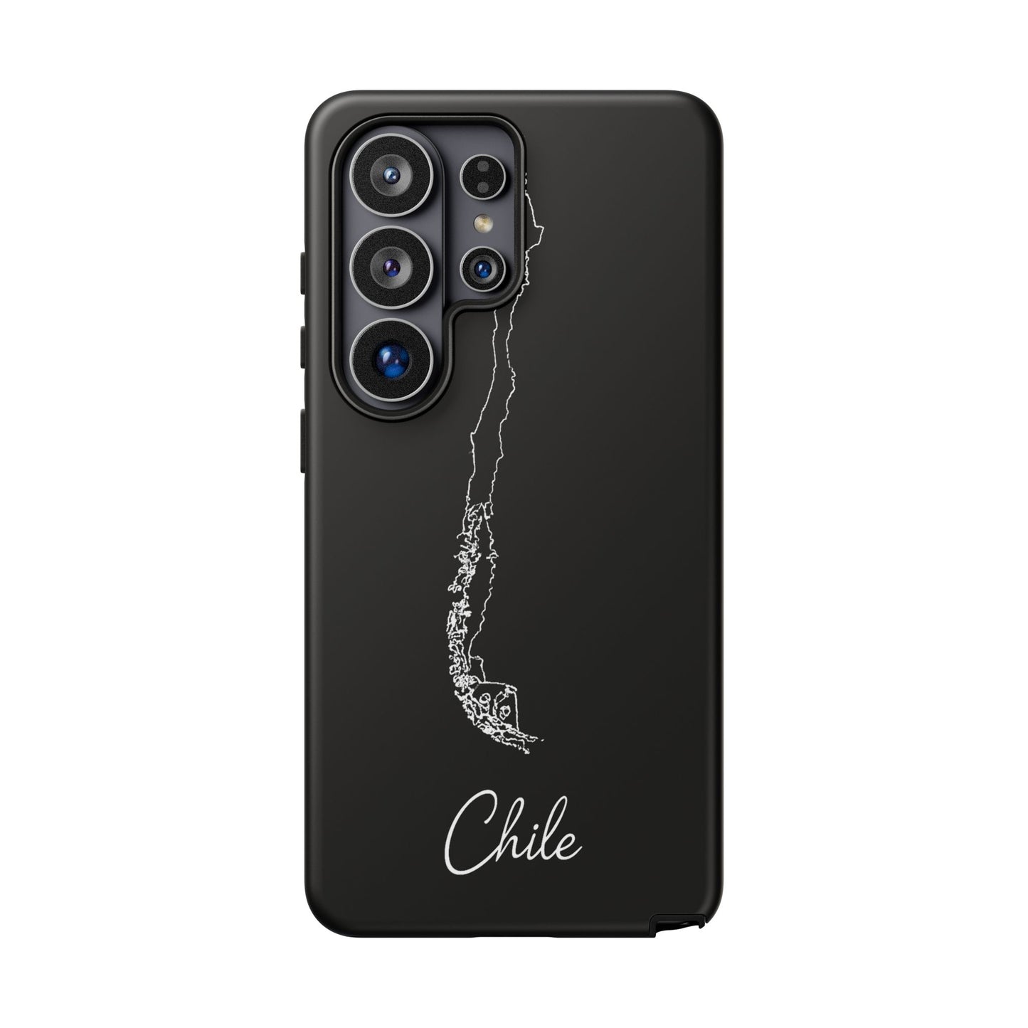 Chile Outline Phone Case – Minimal Country Map Tough Case (iPhone, Samsung, Pixel)