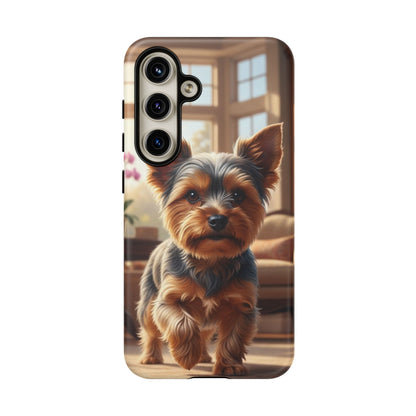Yorkshire Terrier Phone Case – Cute Yorkie Puppy Tough Case (iPhone, Samsung, Pixel)