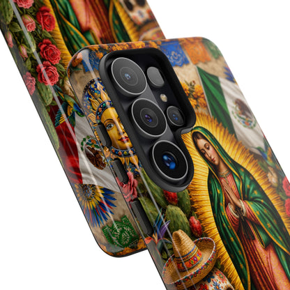 Virgen de Guadalupe Phone Case Mexican Floral iPhone Samsung Pixel Case