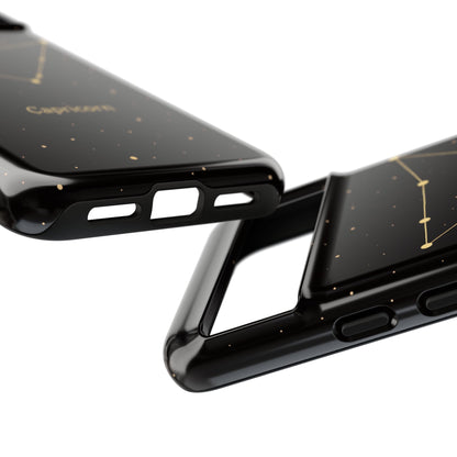 Capricorn Zodiac Constellation Phone Case – Luxe Gold Celestial Cover