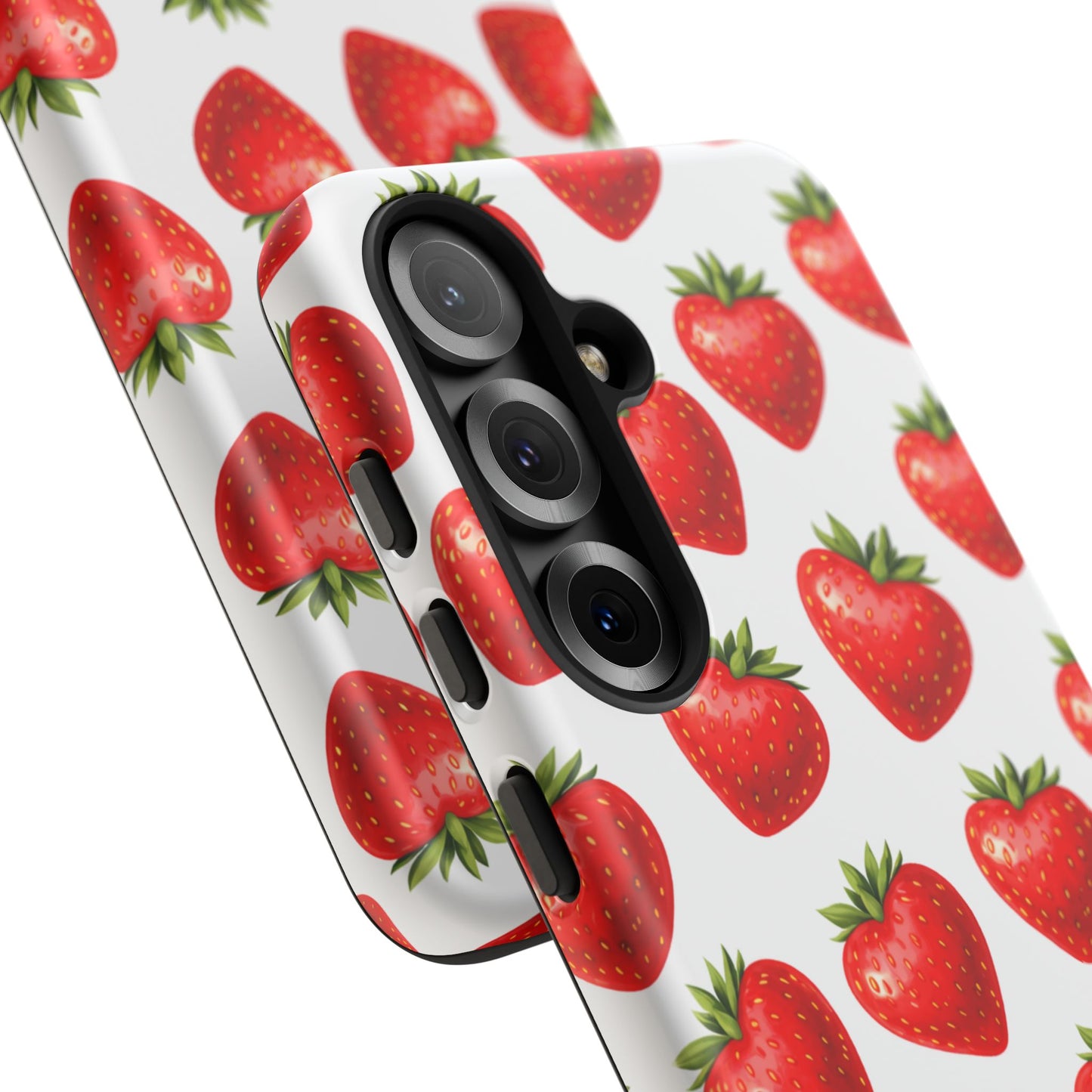 Cute Strawberry Phone Case – Aesthetic Fruit Pattern Protective Cover for Iphone, Samsung Galaxy and Pixel