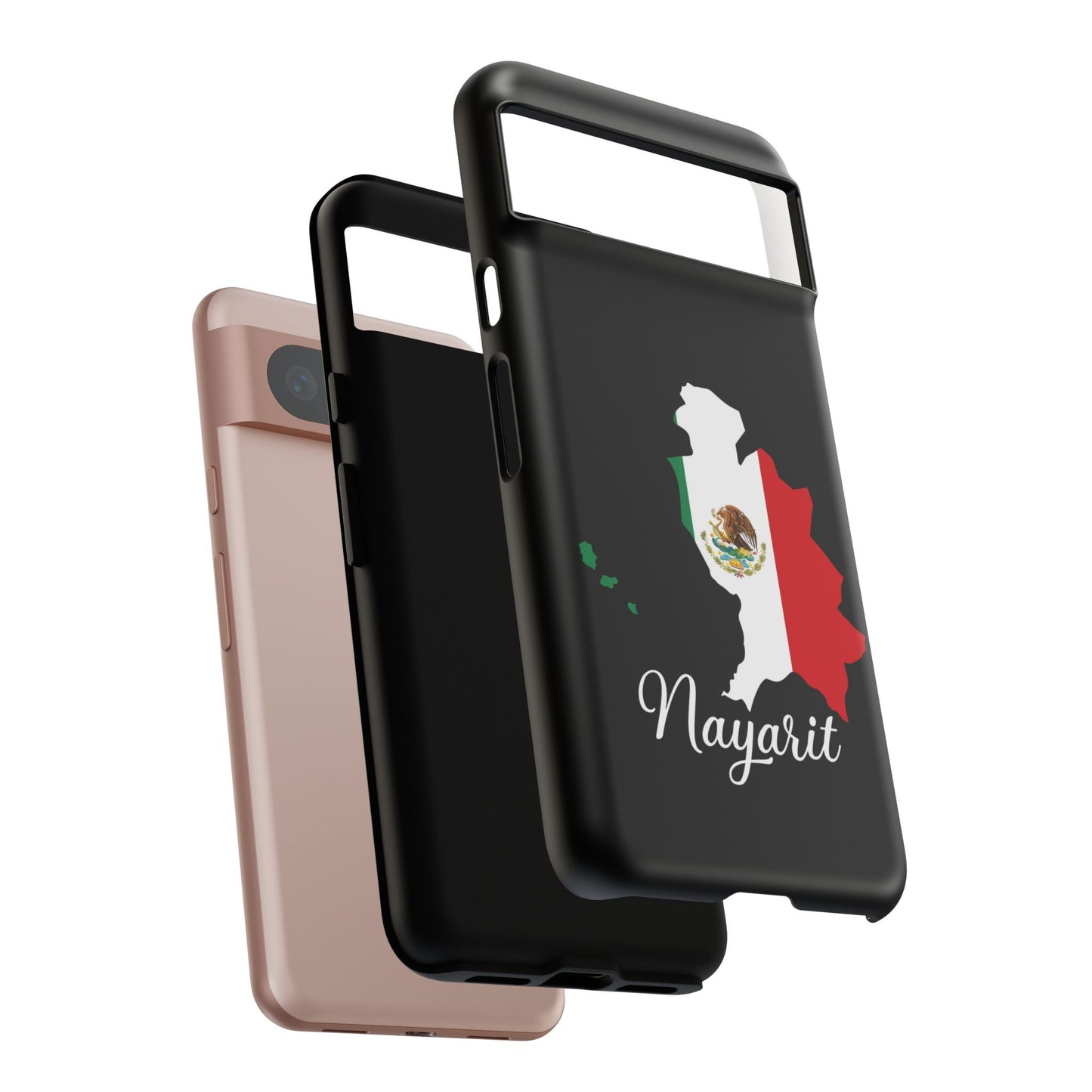 Nayarit Mexico Flag Map Phone Case | Mexican American Pride Tough Case for iPhone & Samsung