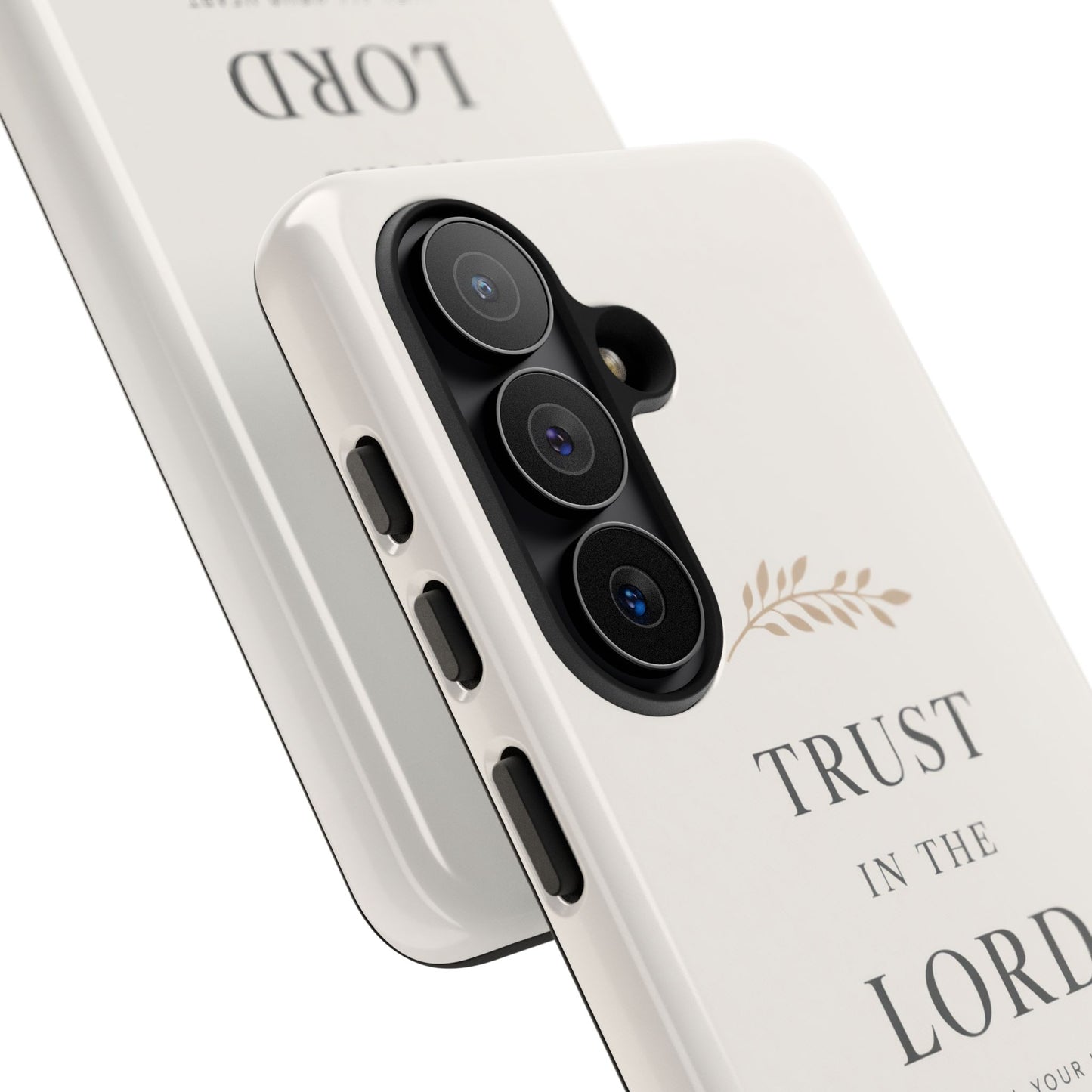 Proverbs 3:5 Christian Phone Case Trust in the Lord Minimalist Faith Cover