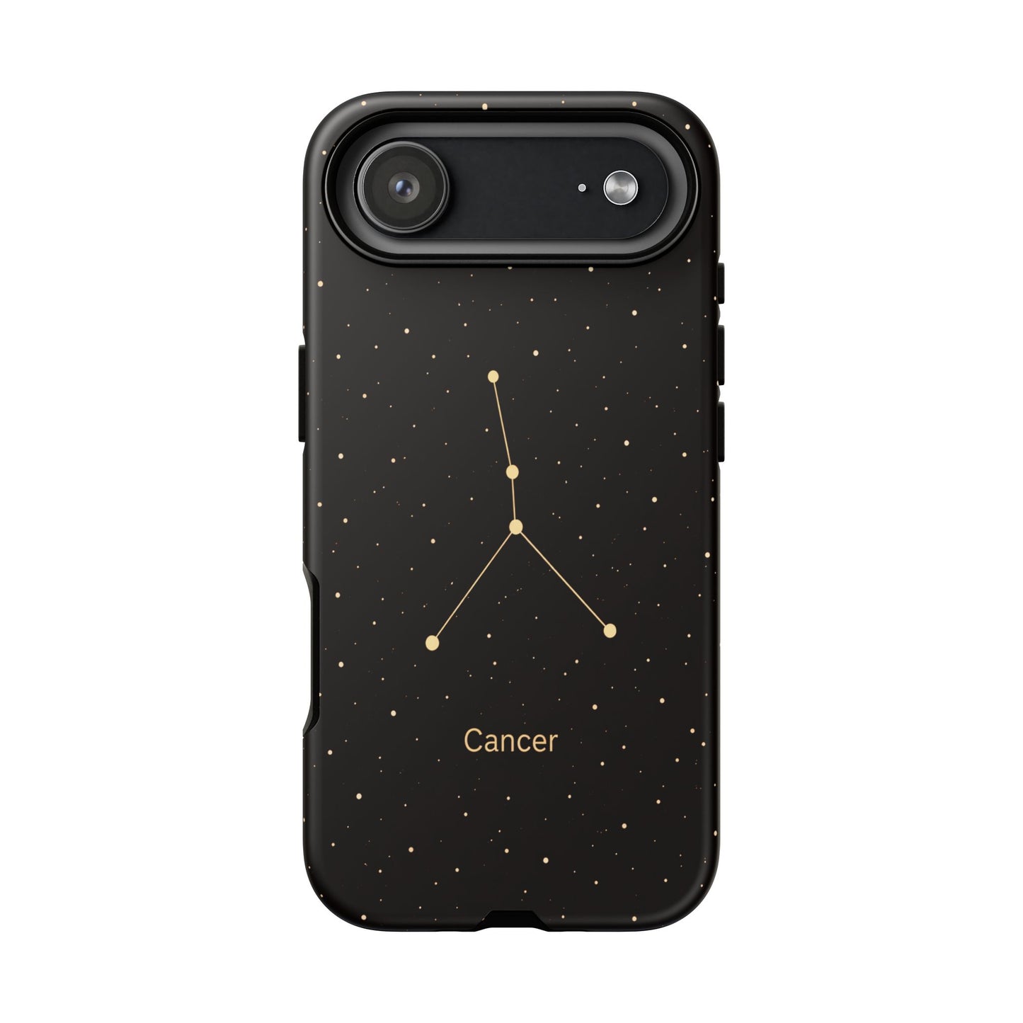 Cancer Zodiac Constellation Phone Case – Luxe Gold Celestial Cover