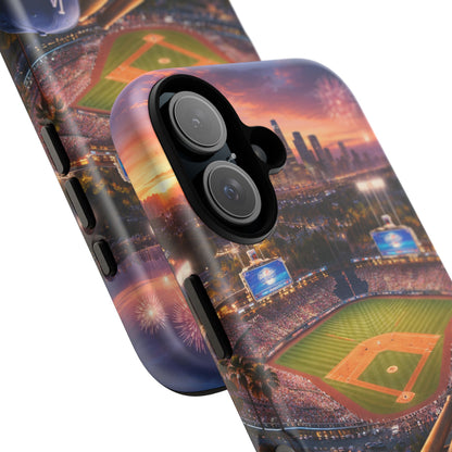 Baseball Sunset Stadium Phone Case LA Game Day Sports Aesthetic Case