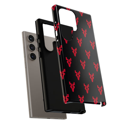 Mazatlán Bull Phone Case – Black Red Streetwear Tough Shockproof Cover