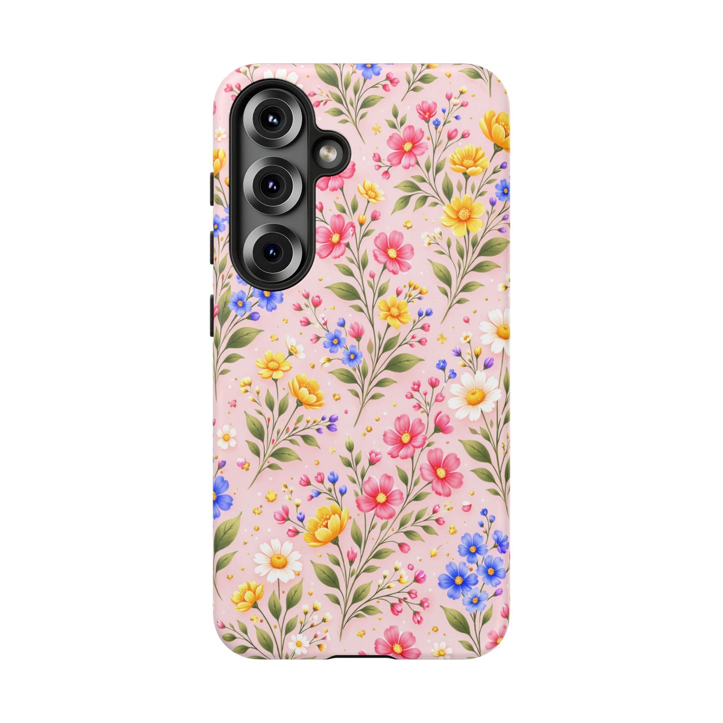 Wildflower Floral Phone Case Vintage Spring Meadow Tough Cover