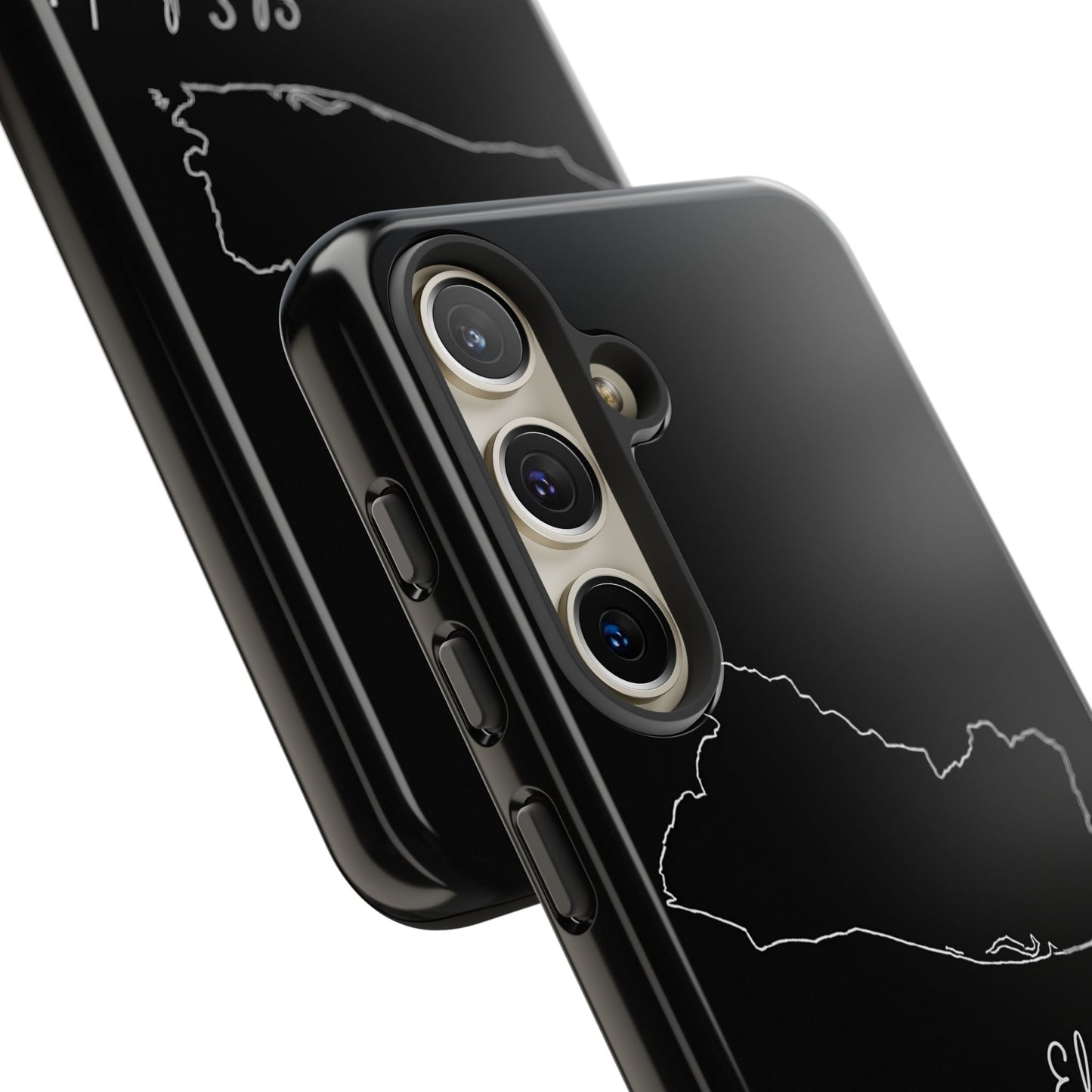 El Salvador Outline Phone Case – Minimal Country Map Tough Case (iPhone, Samsung, Pixel)