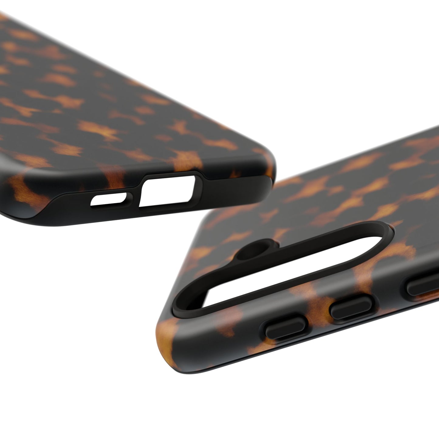 Tortoiseshell Phone Case – Brown Leopard Pattern Luxury Tough Protective Case