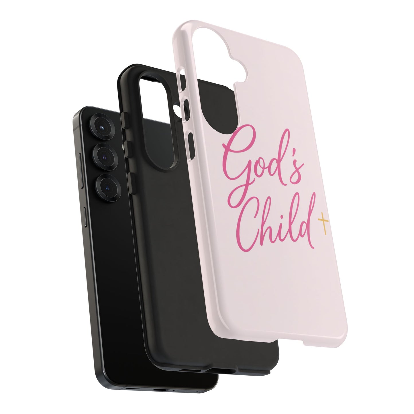 Gods Child Phone Case Christian Pink Aesthetic Tough iPhone Case