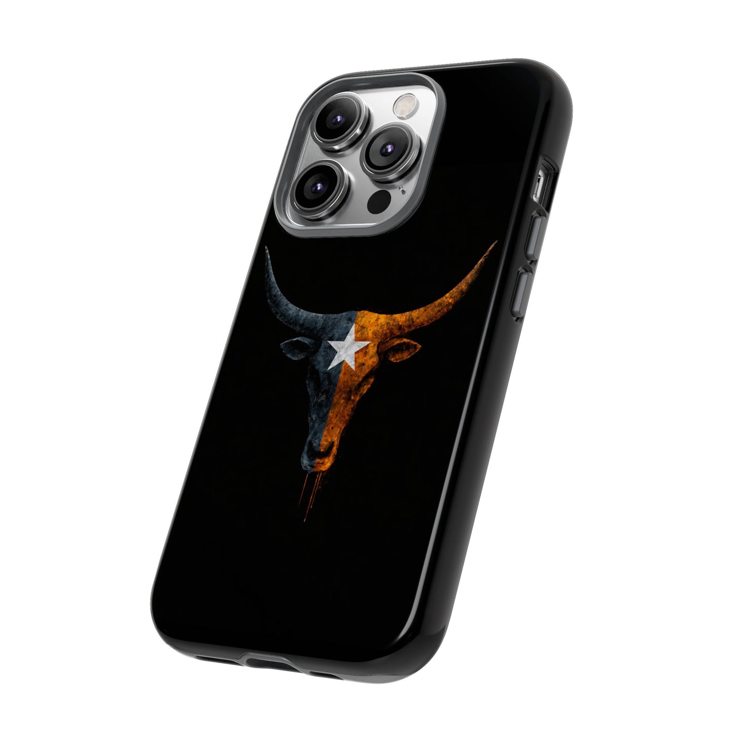 Texas Longhorn Skull Phone Case Western Cowboy Bull iPhone Samsung Cover