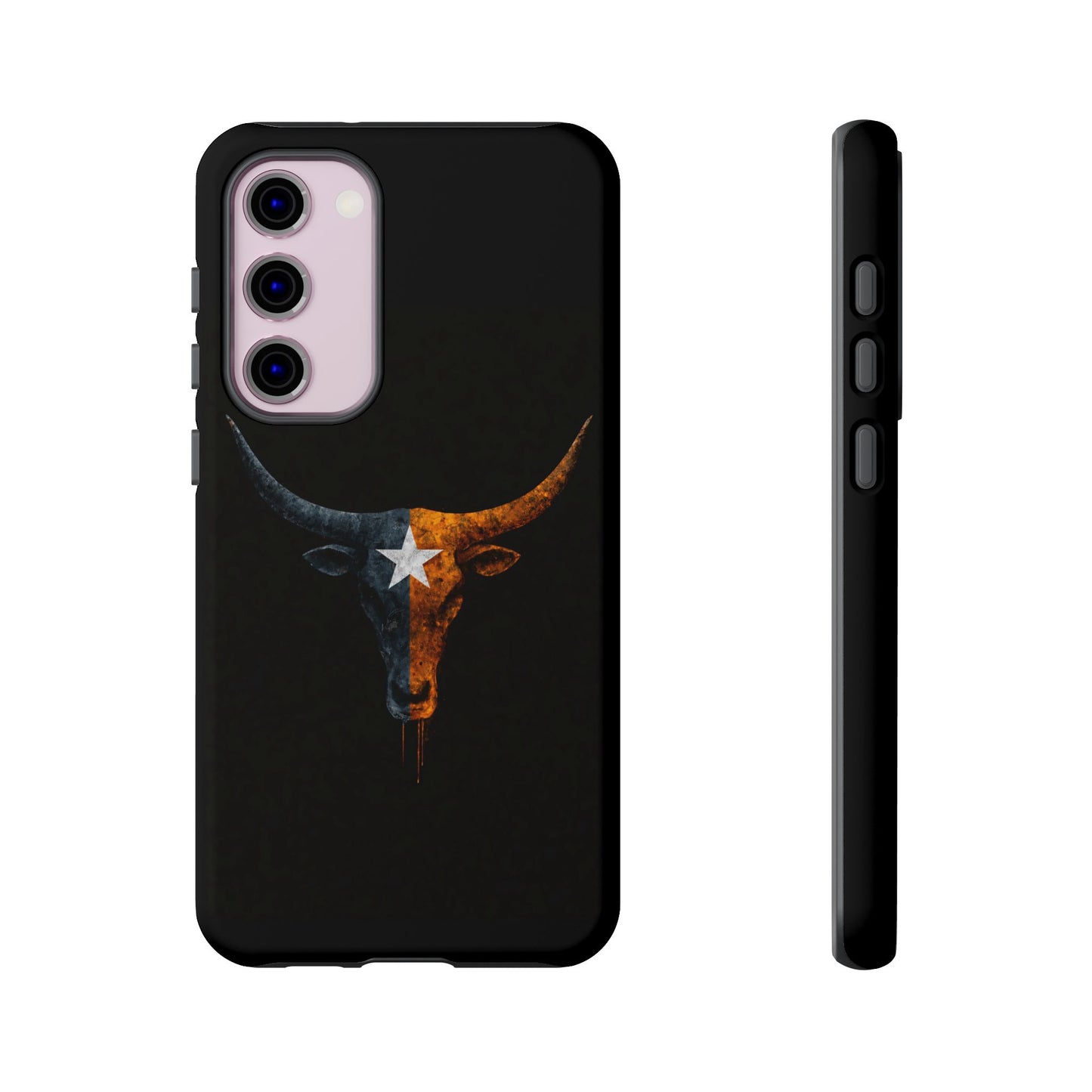 Texas Longhorn Skull Phone Case Western Cowboy Bull iPhone Samsung Cover
