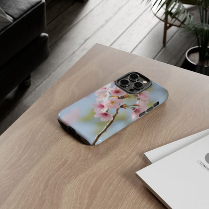 Cherry Blossom Phone Case – Pink Floral Tough Case (iPhone, Samsung Galaxy, Pixel)