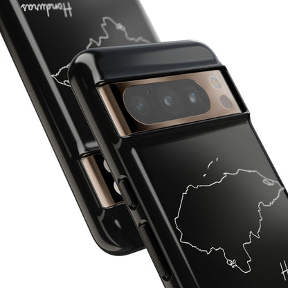 Honduras Outline Phone Case – Minimal Country Map Tough Case (iPhone, Samsung, Pixel)