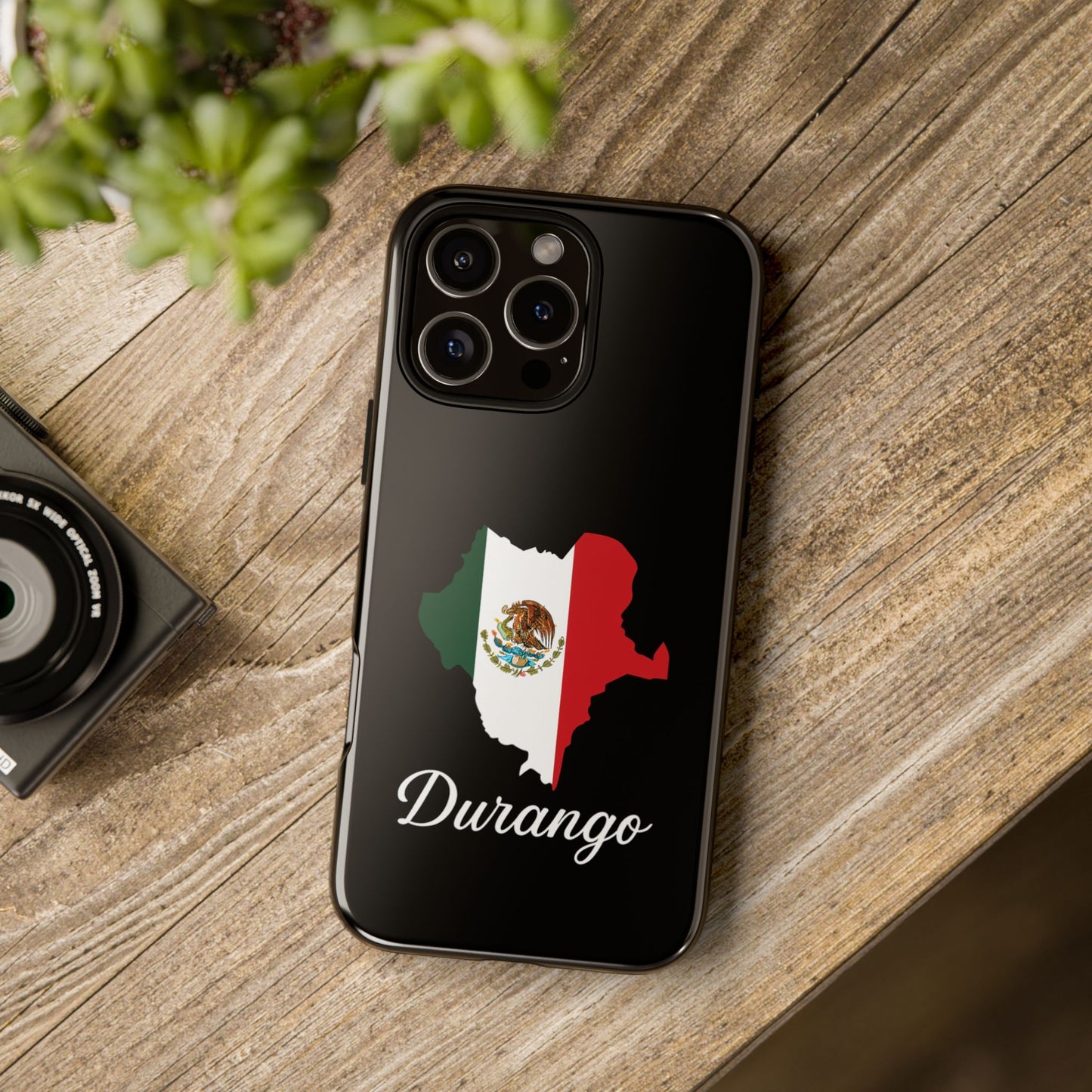 Durango Mexico Flag Map Phone Case | Mexican American Pride Tough Case for iPhone & Samsung