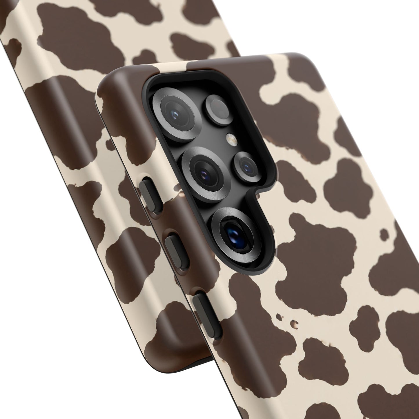 Western Cow Print Tough Phone Case for iPhone Samsung Galaxy Pixel