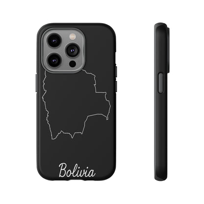 Bolivia Outline Phone Case – Minimal Country Map Tough Cover