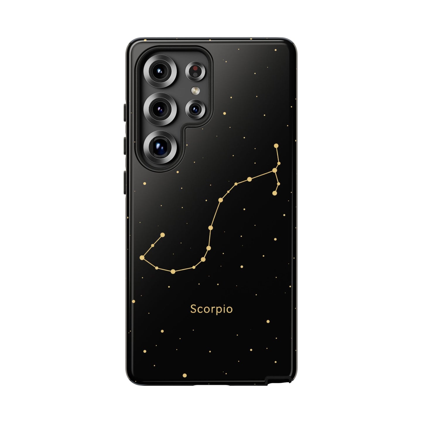 Scorpio Zodiac Constellation Phone Case – Luxe Gold Celestial Cover