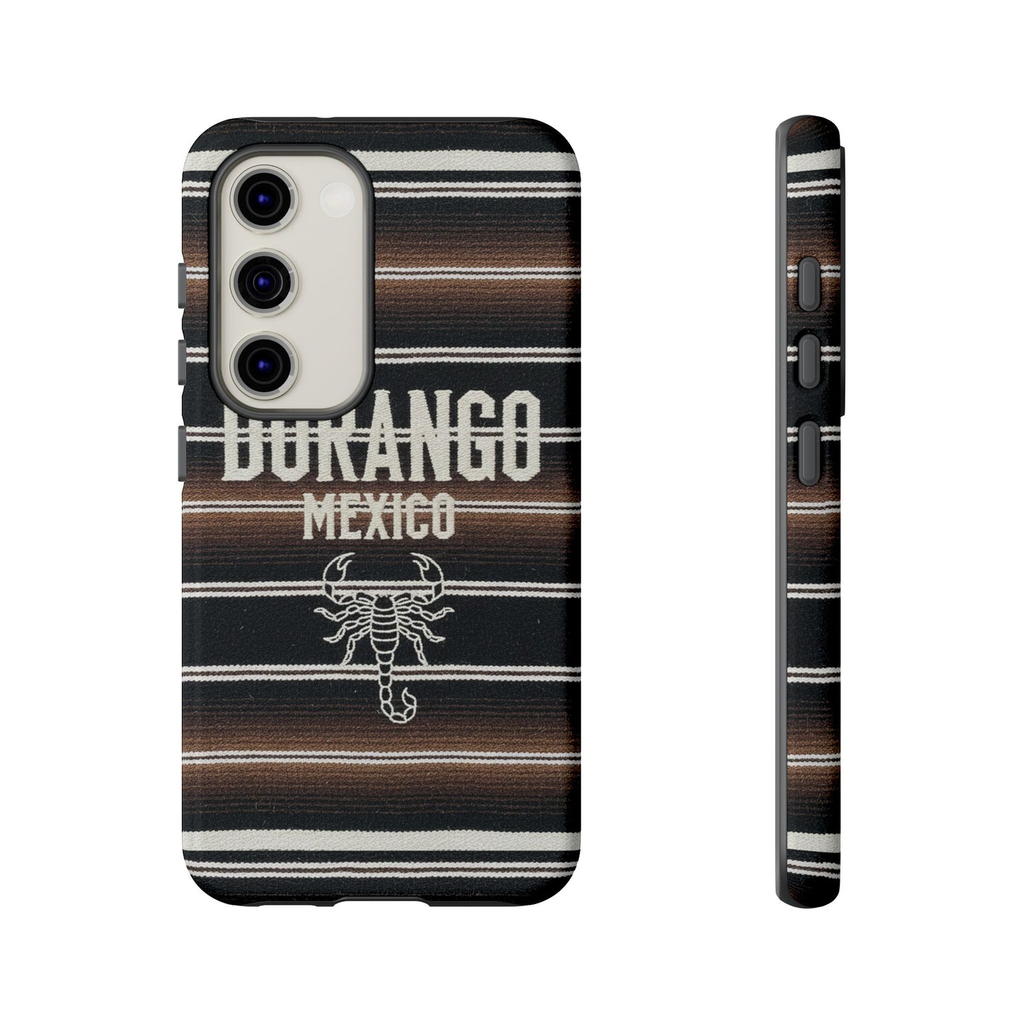 Durango Mexico Phone Case | Serape Scorpion Western Design | Mexican Heritage Tough Case for iPhone & Samsung
