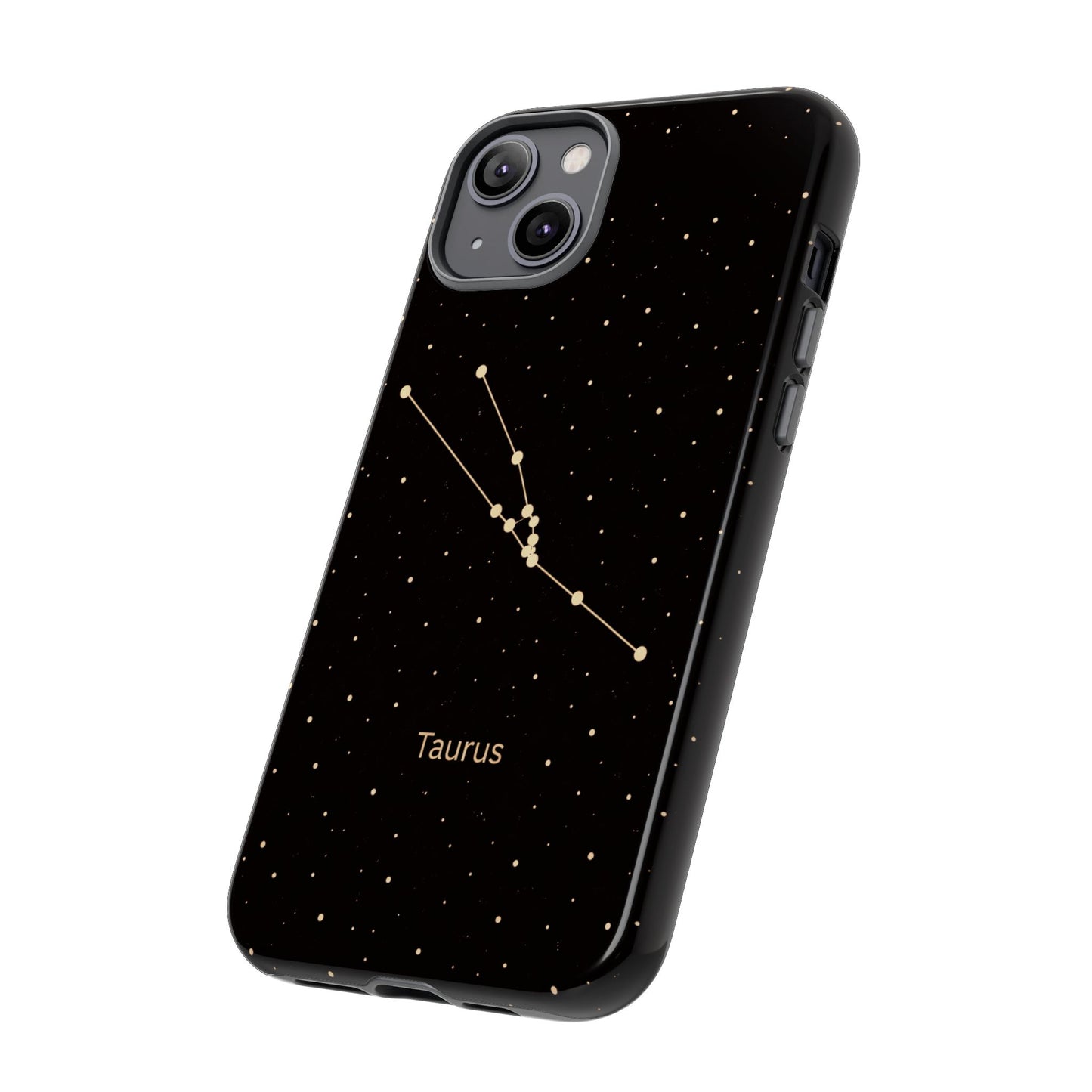 Taurus Zodiac Constellation Phone Case – Luxe Gold Celestial Cover