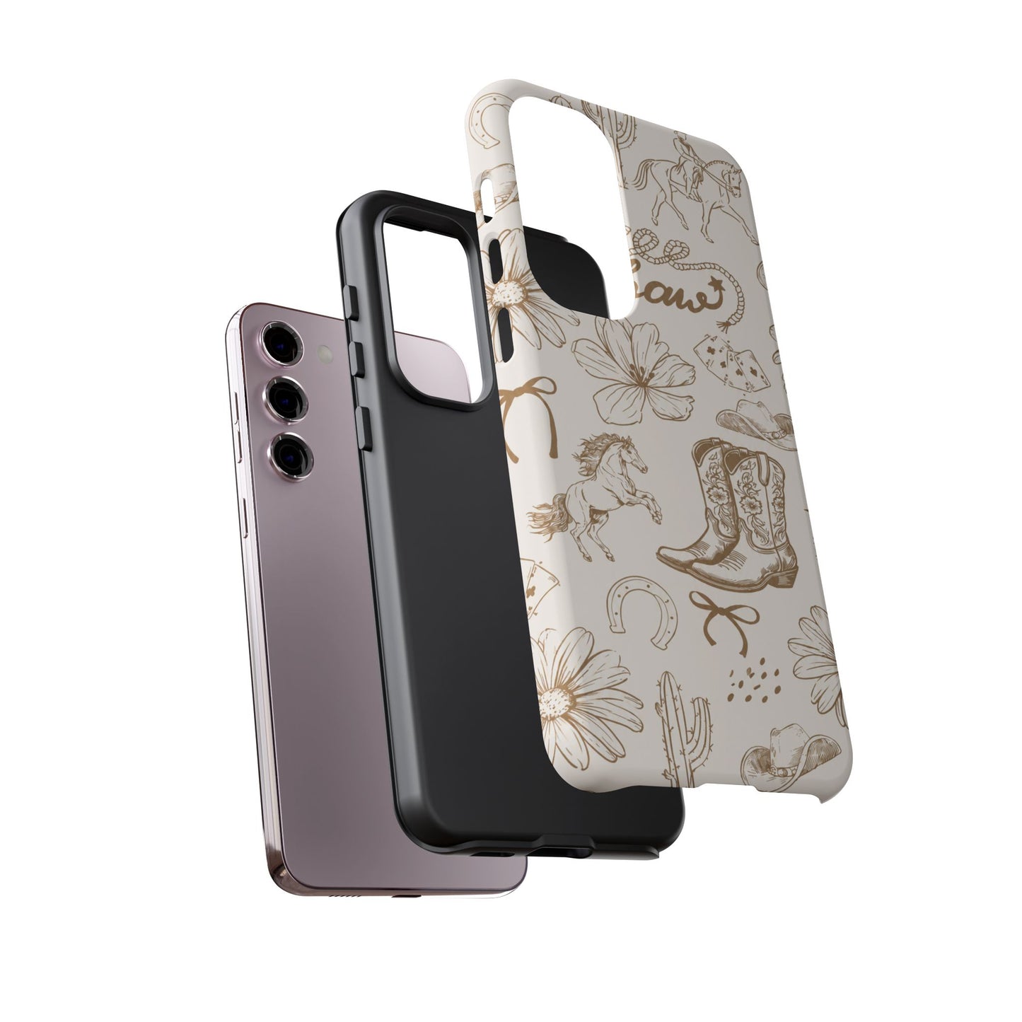 Western Cowgirl Phone Case for iPhone Samsung Galaxy Pixel Tough Case