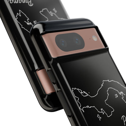 Panama Outline Phone Case – Minimal Country Map Tough Case (iPhone, Samsung, Pixel)