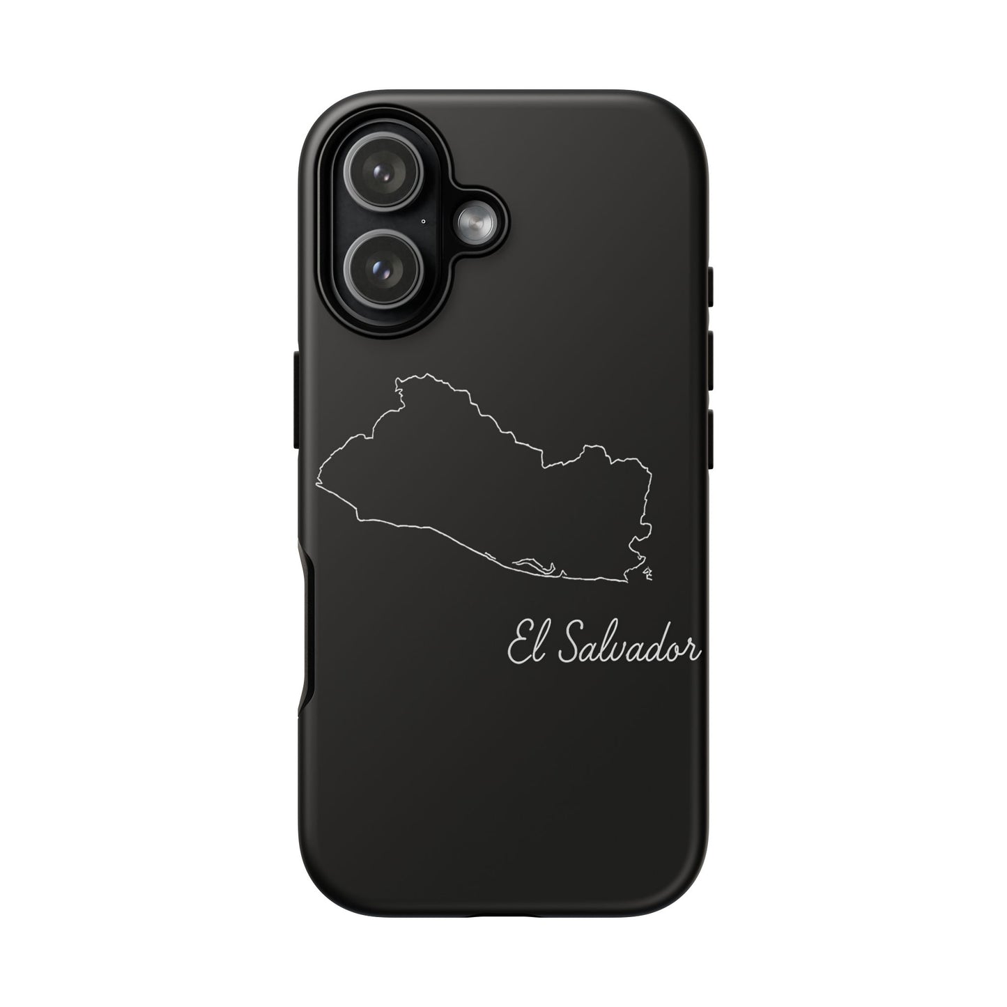 El Salvador Outline Phone Case – Minimal Country Map Tough Case (iPhone, Samsung, Pixel)