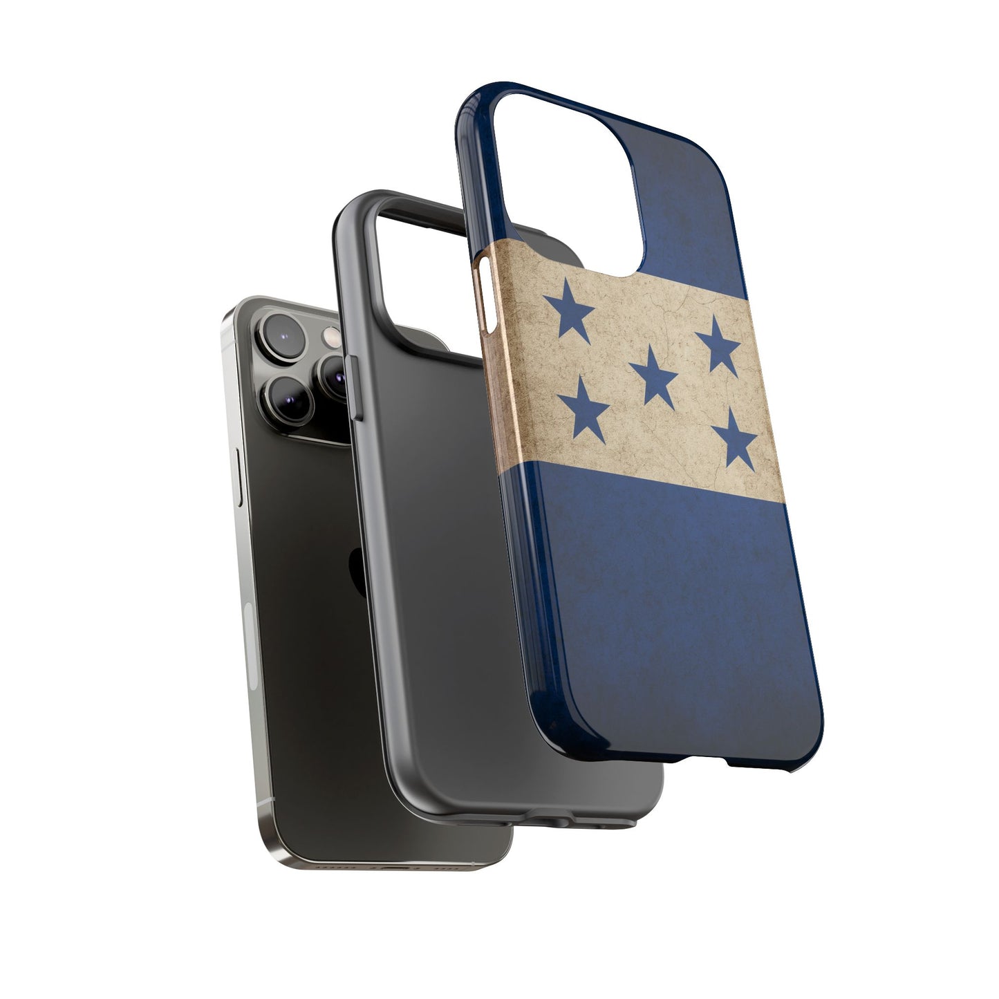 Honduras Flag Phone Case | Vintage Honduran Flag iPhone & Samsung Tough Protective Case
