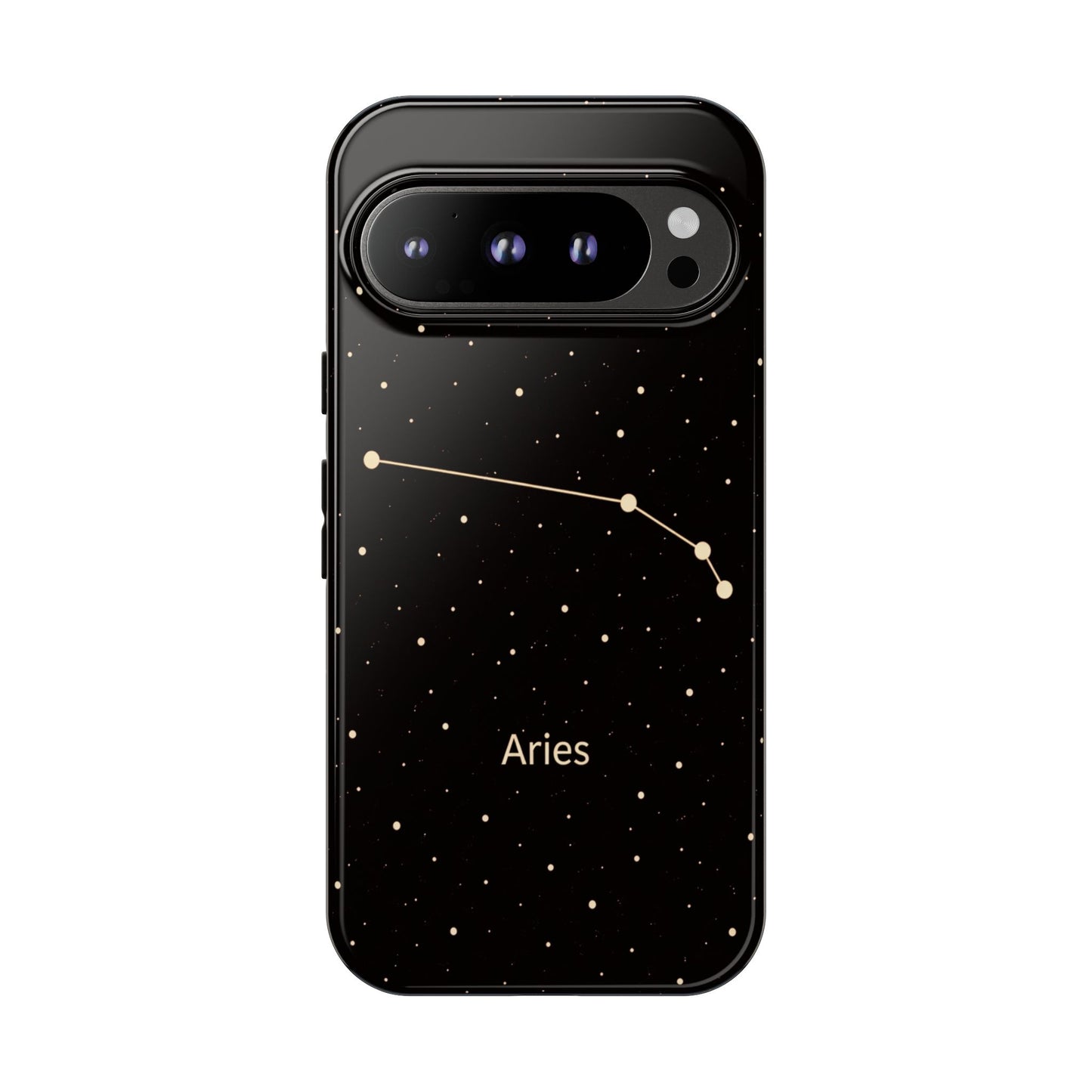 Aries Zodiac Constellation Phone Case – Luxe Gold Celestial Cover