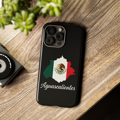 Aguascalientes Mexico Flag Map Phone Case | Mexican American Pride Tough Case for iPhone & Samsung
