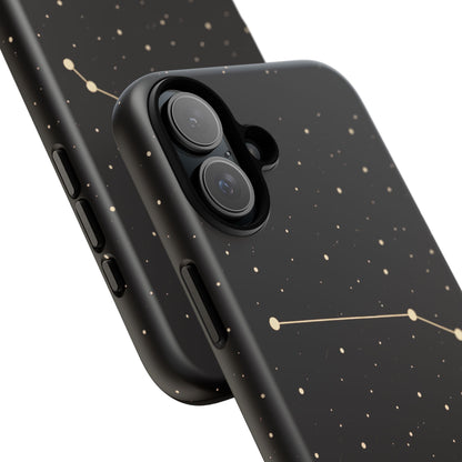 Aries Zodiac Constellation Phone Case – Luxe Gold Celestial Cover