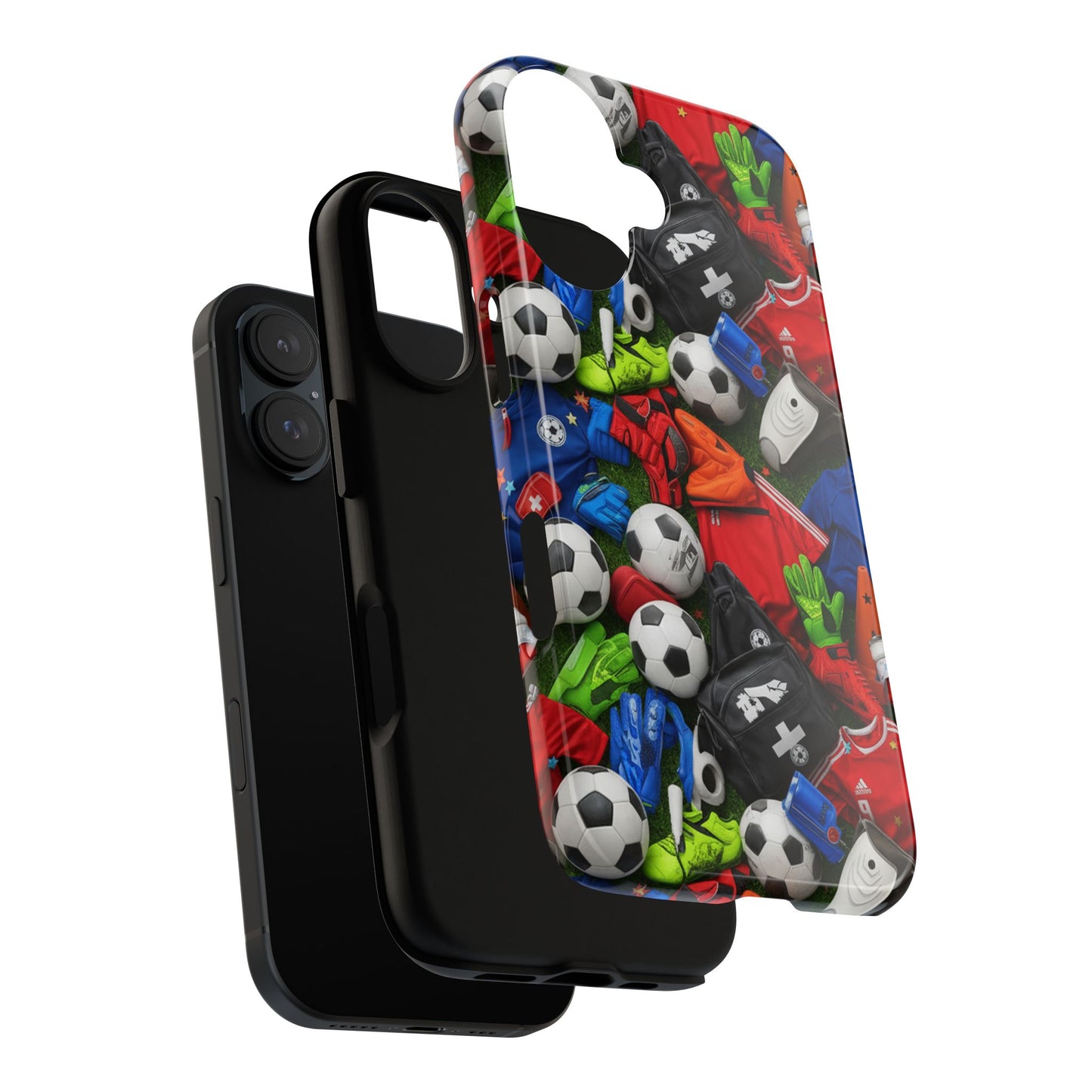 Soccer Ball Pattern Phone Case – Sports Fan Tough Protective Game Day Case