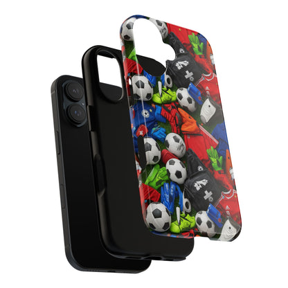 Soccer Ball Pattern Phone Case – Sports Fan Tough Protective Game Day Case