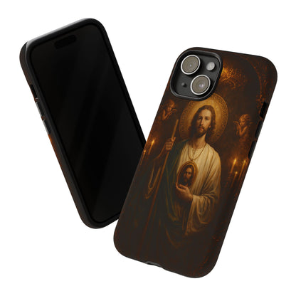 San Judas Phone Case Saint Jude Catholic Saint Religious Art Portrait Tough