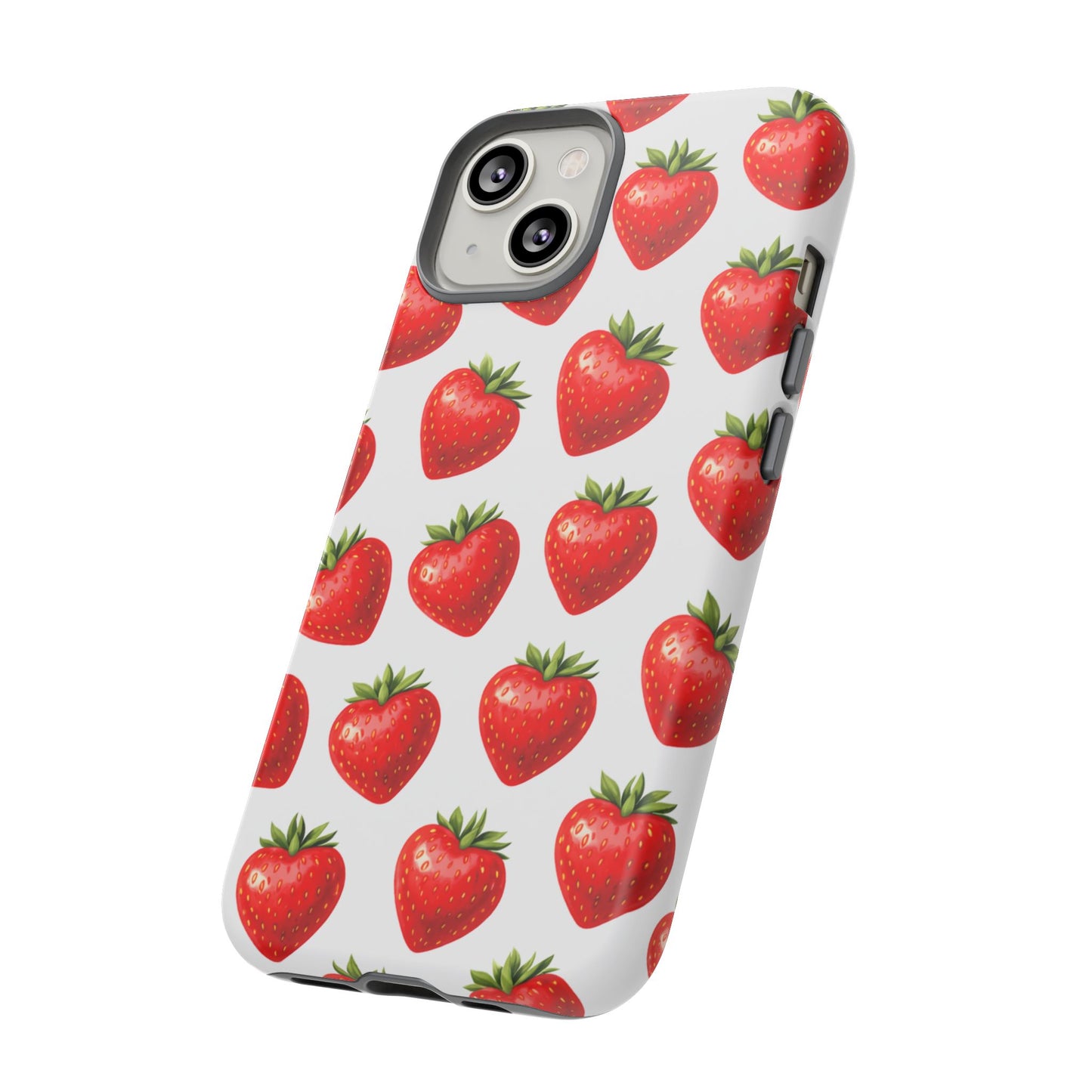 Cute Strawberry Phone Case – Aesthetic Fruit Pattern Protective Cover for Iphone, Samsung Galaxy and Pixel