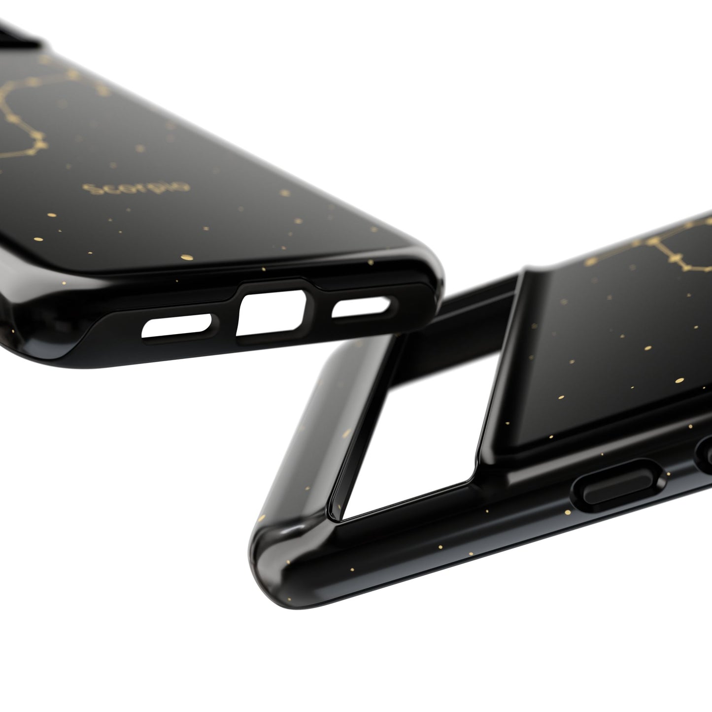 Scorpio Zodiac Constellation Phone Case – Luxe Gold Celestial Cover