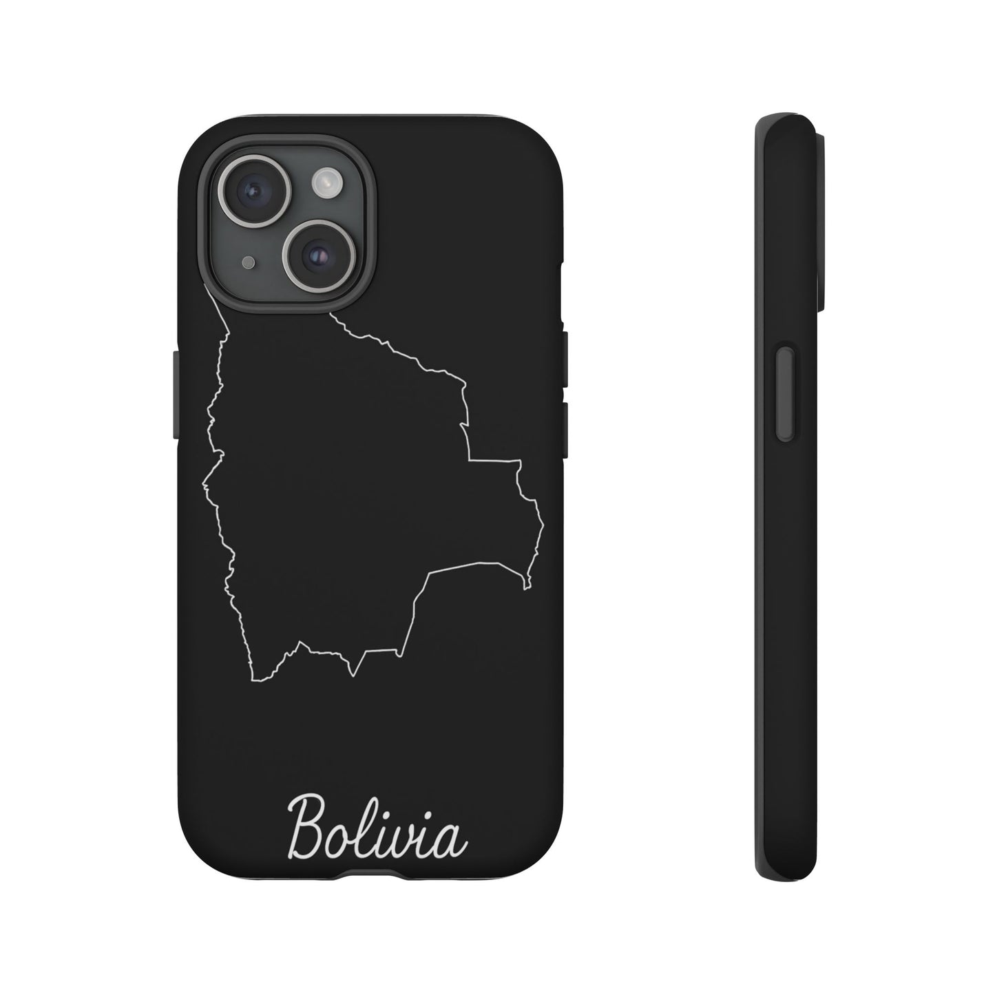 Bolivia Outline Phone Case – Minimal Country Map Tough Cover