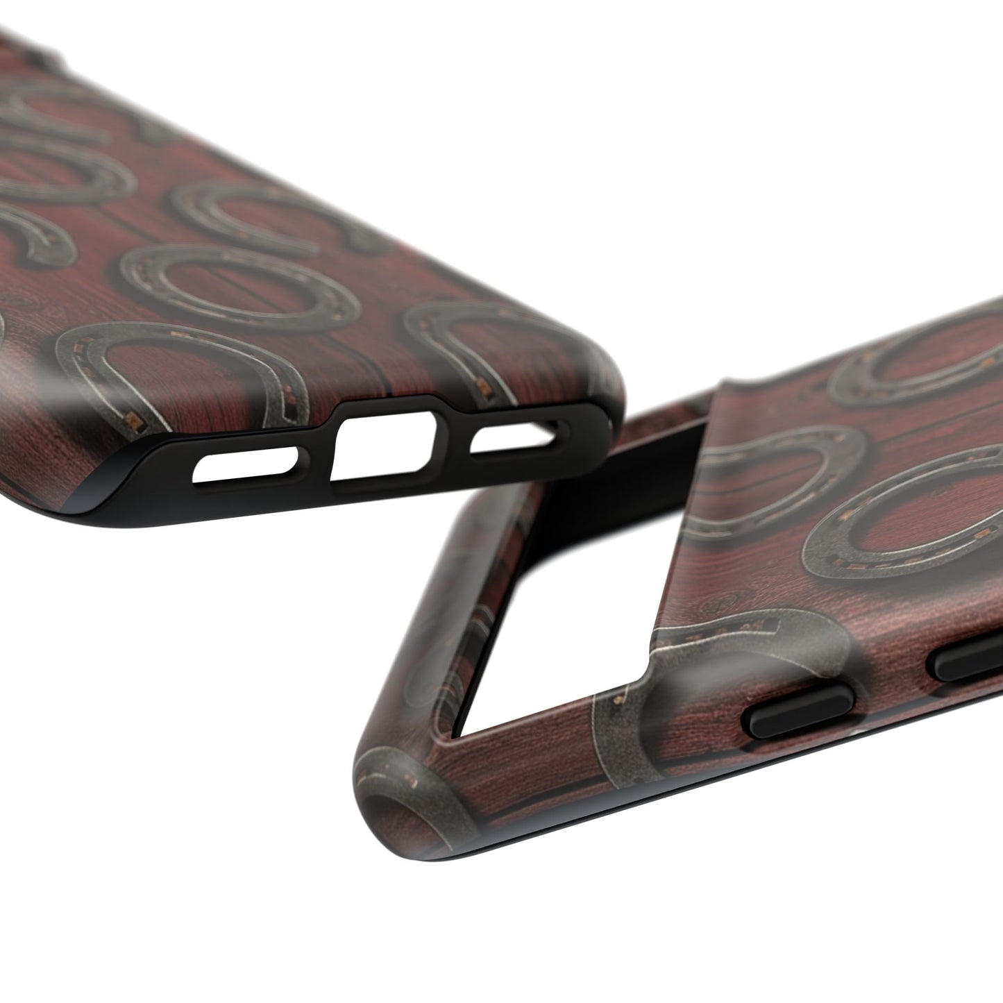 Rustic Horseshoe Western Phone Case – Cowboy Country Ranch Tough Case