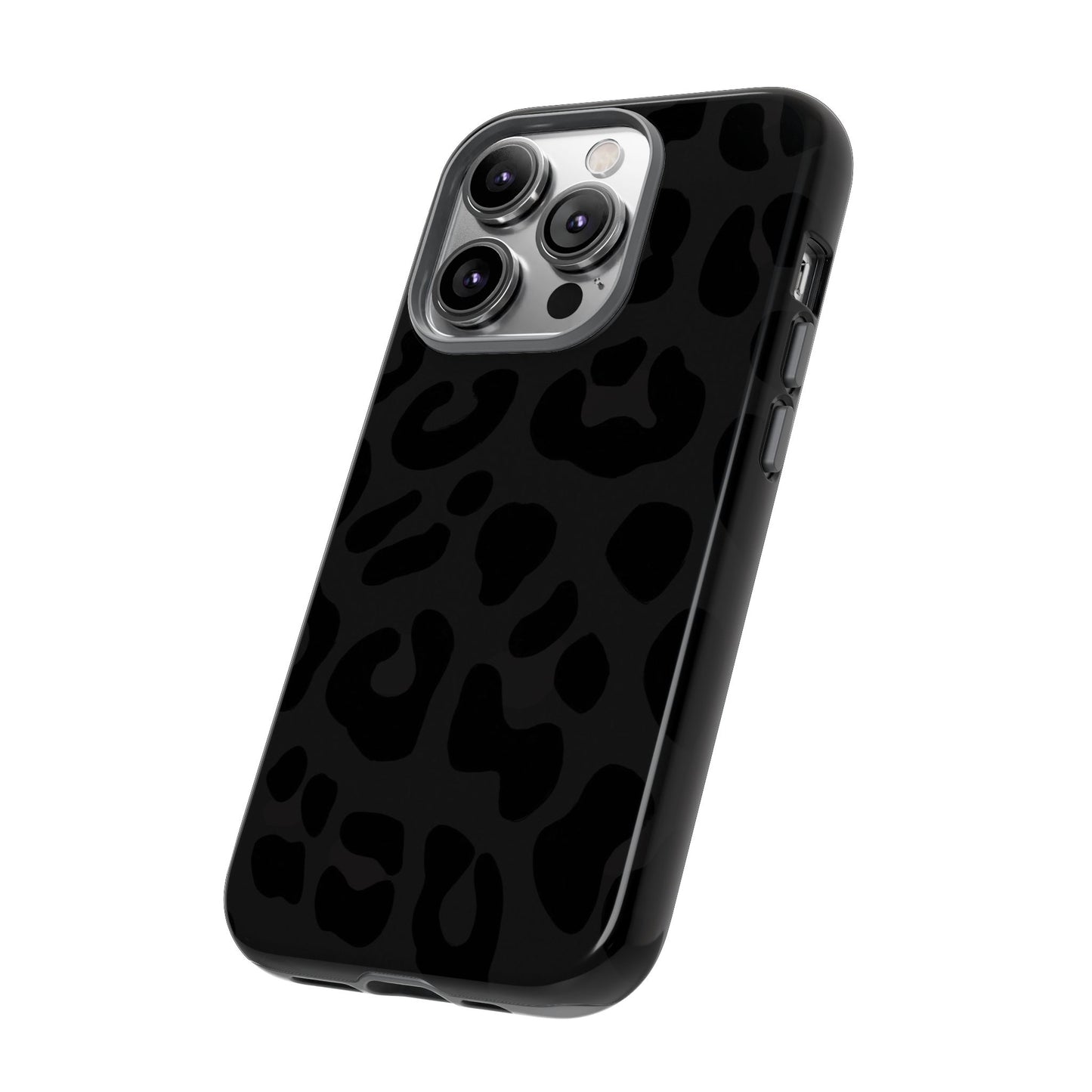 Black Leopard Phone Case | Matte & Glossy Tough Protective iPhone Case
