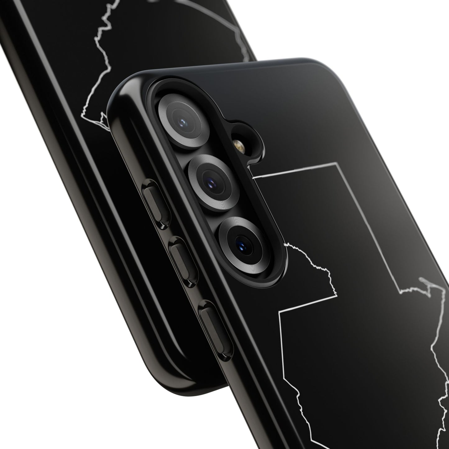 Guatemala Outline Phone Case – Minimal Country Map Tough Case (iPhone, Samsung, Pixel)