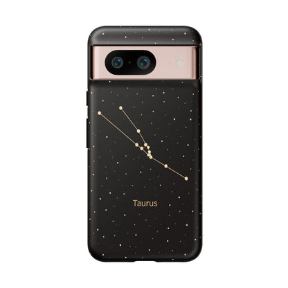 Taurus Zodiac Constellation Phone Case – Luxe Gold Celestial Cover