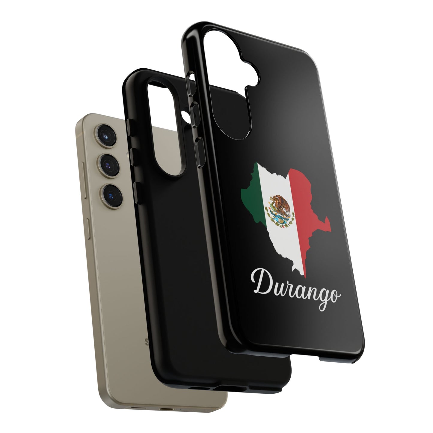 Durango Mexico Flag Map Phone Case | Mexican American Pride Tough Case for iPhone & Samsung