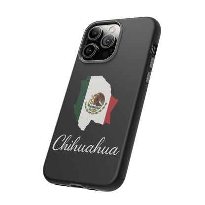 Chihuahua Mexico Flag Map Phone Case | Mexican American Pride Tough Case for iPhone & Samsung