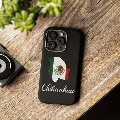 Chihuahua Mexico Flag Map Phone Case | Mexican American Pride Tough Case for iPhone & Samsung