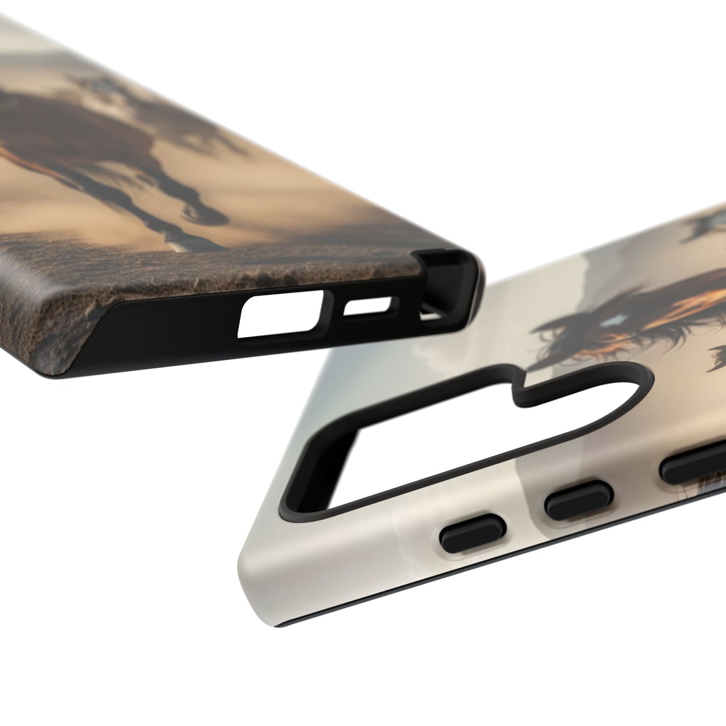 Running Horses Phone Case | Wild Mustang Herd Tough Protective Cover