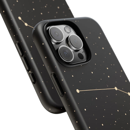 Aries Zodiac Constellation Phone Case – Luxe Gold Celestial Cover