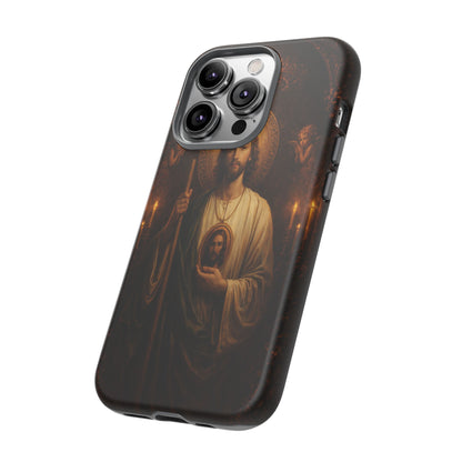 San Judas Phone Case Saint Jude Catholic Saint Religious Art Portrait Tough